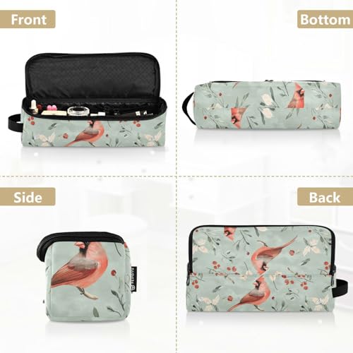 Bolsa de Viaje para Herramientas de Cabello Northern Birds Green con Alfombrilla Resistenta al Calor para Planchas y Accesorios de Cuidado Capilar miniatura 5
