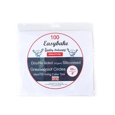 Lakeland Backpapier Kreise 20 cm x 100