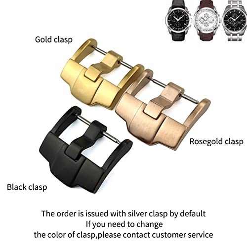 Bracelet montre caoutchouc 24mm Tissot T035 boucle papillon incurvé - 6