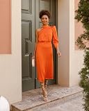  Vestido Cali naranja XS