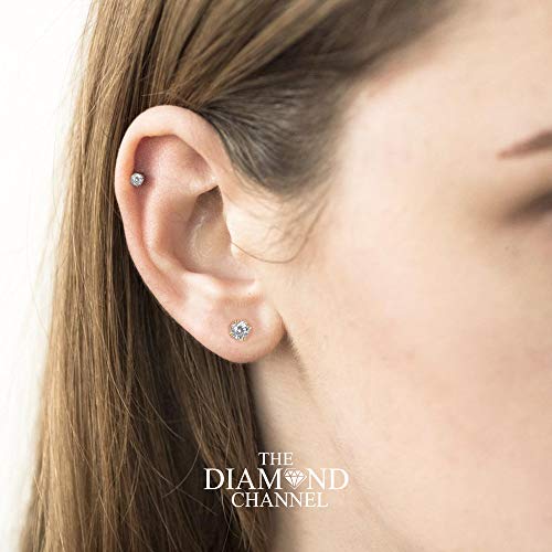 0.20-2.00 cttw Certified PREMIUM NATURAL Diamond Stud Earrings for Women 14 Karat Gold Earrings 4 Prong Setting with Screw Back Studs Fine Jewelry (J-K Color, I1-I2 Clarity)3