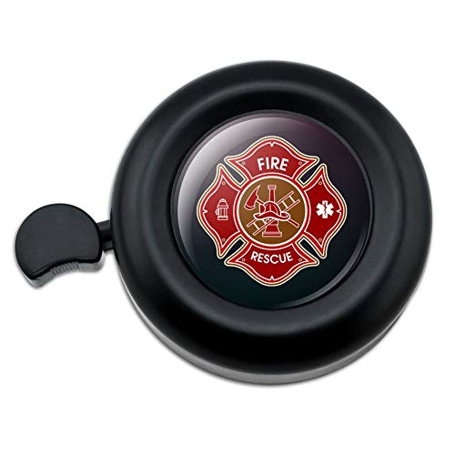 GRAPHICS & MORE Firefighter Fire Rescue Maltese Cross Bicycle Handlebar Bike Bell