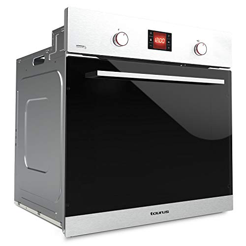 Taurus - Horno encastrable programable 73L 2900W | temporizador digital| 10 funciones| función...