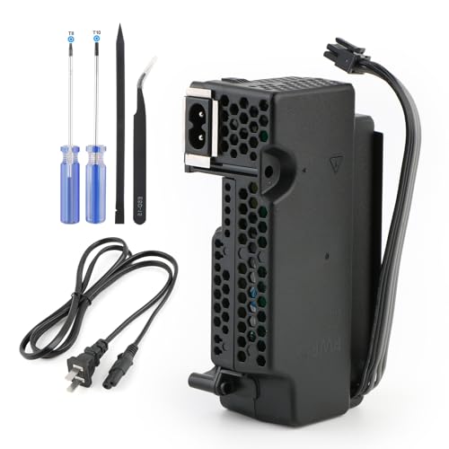 for Xbox One S Power Supply Replacement for Xbox One S Slim PA-1131-13MX N15-120P1A Internal Power Supply Source with AC Adapter Console Accessories Parts with Power Cable Fixing Repair Tools