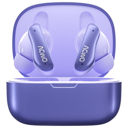 Image of ACwO Dwots 111 in Ear Wireless Earbuds|Up to 75Hrs Battery Life|10Mm Spatial Drivers|Noise-Free Calls with 4 Noise Cancellation Mics|Bluetooth V5.4|Dedicated Cinematic & Bass Mode (Irish Purple)