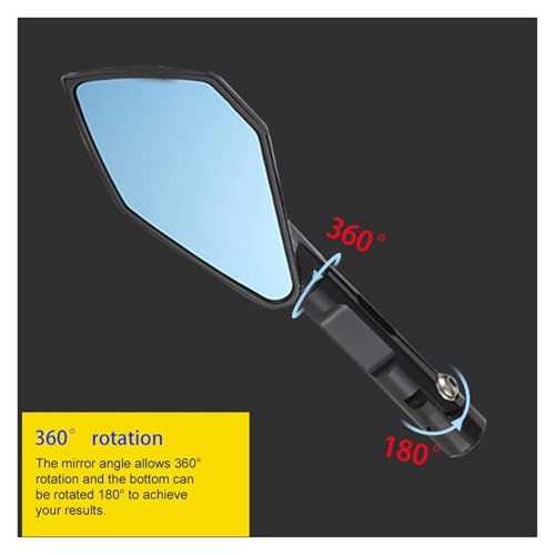 Espejo retrovisor de motocicleta CNC compatible con BMW K1300R G650GS 5