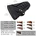 WAYNE'S DOG Leather Cheek Rest Recoil Pad for Rifle Stock Ammo Holder with No Drill Leather Rifle Harness (.308 .30-06 .45-70 .44mag, Black with Barrel Mount)
