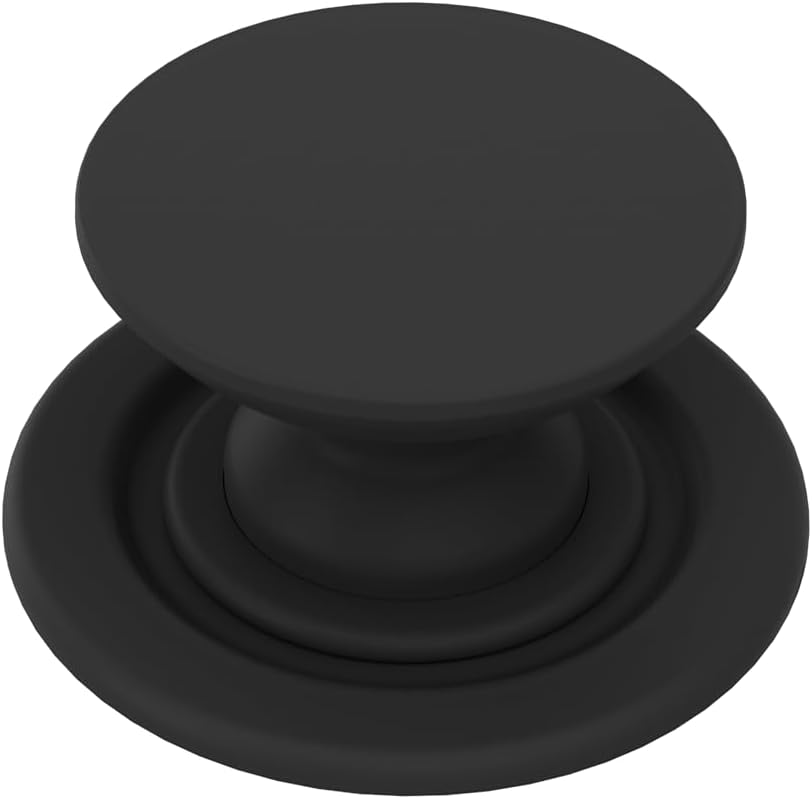 GolbinBox Magnetic Phone Grip & Stand[Compatible with Magsafe], Pop-up, Expandable, Easily Removable, Reusable Round Phone Kickstand for iPhone 16/15/14/13/12, Soft Silicone Holder (Black)