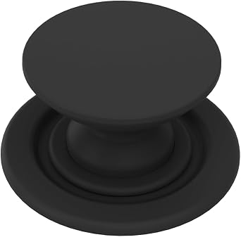 GolbinBox Magnetic Phone Grip & Stand[Compatible with Magsafe], Pop-up, Expandable, Easily Removable, Reusable Round Phone Kickstand for iPhone 16/15/14/13/12, Soft Silicone Holder Black
