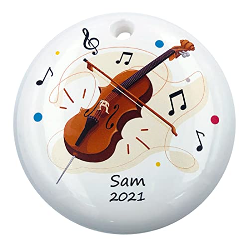 Personalized Celloist Christmas Ornament