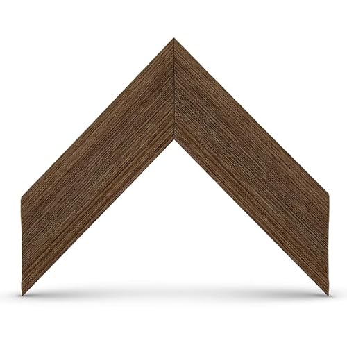 Frame My TV Deco TV Frames - Museum Walnut Slim Frame Compatible ONLY with Samsung The Frame TV (3\", Chip Color)