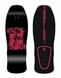 Glutier surfskate Deck Tabla monopatin Skate Skateboard - Dark Panther Pink Well 9.625x29.75