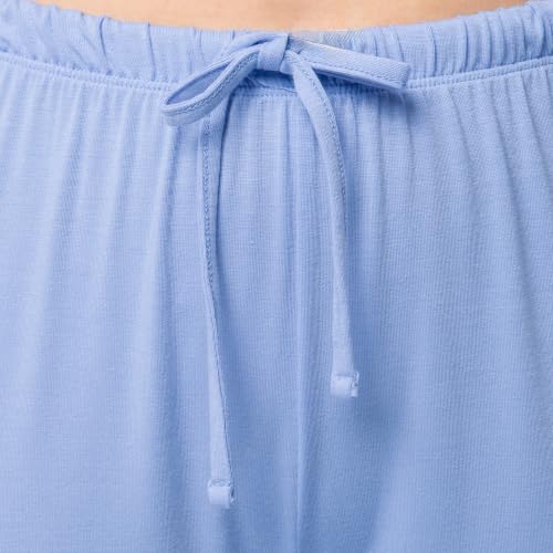 Image of Fruit of the Loom womens Short Sleeve Tee and Pant 2 Piece Sleep Set