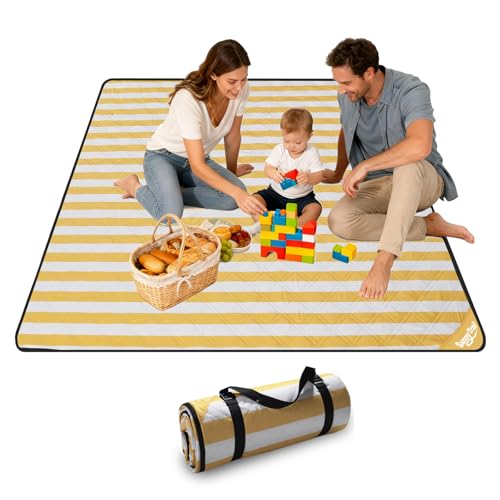 SunnyTrail XL Waterproof Picnic Blanket 80"x80