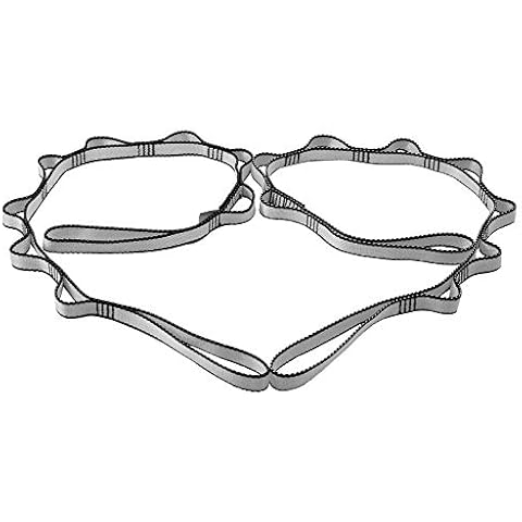 Dasking 2pcs Strong Climbing Strap Adjustable Strap Rope Strong Daisy Chain Nylon Daisy Chain Yoga Straps (Gray) Cover