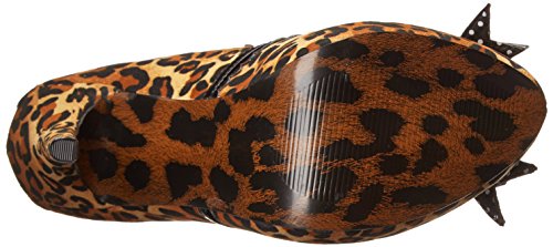 Bettie Page Women's Bp517-Ginger, Leopard, 6 M Us #TOP3
