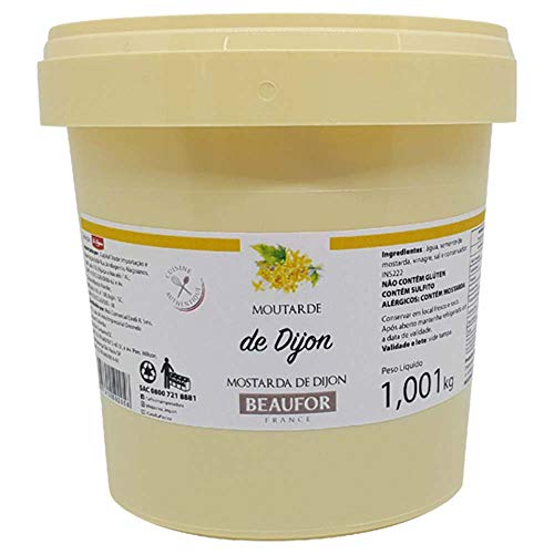 Mostarda Dijon Francesa Beaufor Balde 1 kg