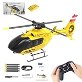 CNC-Metallrahmen und robuste Schale: Mit CNC-gefrästem Rotorkopf, Taumelscheibe und leichtem Rahmen für verbesserte Festigkeit und reduziertes Gewicht. Die elastische spritzgegossene Schale bietet eine starke Schlagfestigkeit.