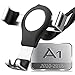 Porta Cellulare da Auto per Audi A1, 360 Rotatable Porta Cellulare Auto Gravity Smartphone Supporto Metallo Lega di Alluminio Universale Audi Phone Holder Car Phone Holder (Argento)