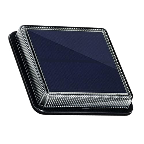 Angoily Solar Powered LED Step Light Outdoor Stair Lighting Tool for Garden Walkway Safety Portable Decorative Lamp