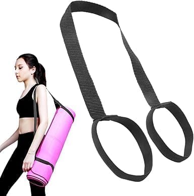 Zhhuoc Yoga Mat Straps For Carrying - Yoga Mat Elastic Straps,Adjustable Yoga Carrying Strap Holder Straps,Exercise Mat Carrier Strap,Weight Loss Fitness Binding Rope,Exercise and Fitness Accessories