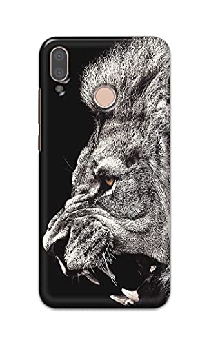 Image of Roaring Lion Hard Back Case Cover for Huawei P20 Lite /Huawei Nova 3e, ANE-LX1, ANE-LX2, ANE-LX3 Back Cover -(J5) VNS2225