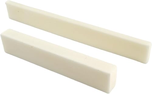 Miniatura 16 de Miwayer Guitarra Acústica de 6 Cuerdas Sillín y Cejuela de Puente de Hueso Hechos de Hueso Real (Puentes Clásicos 1 par)