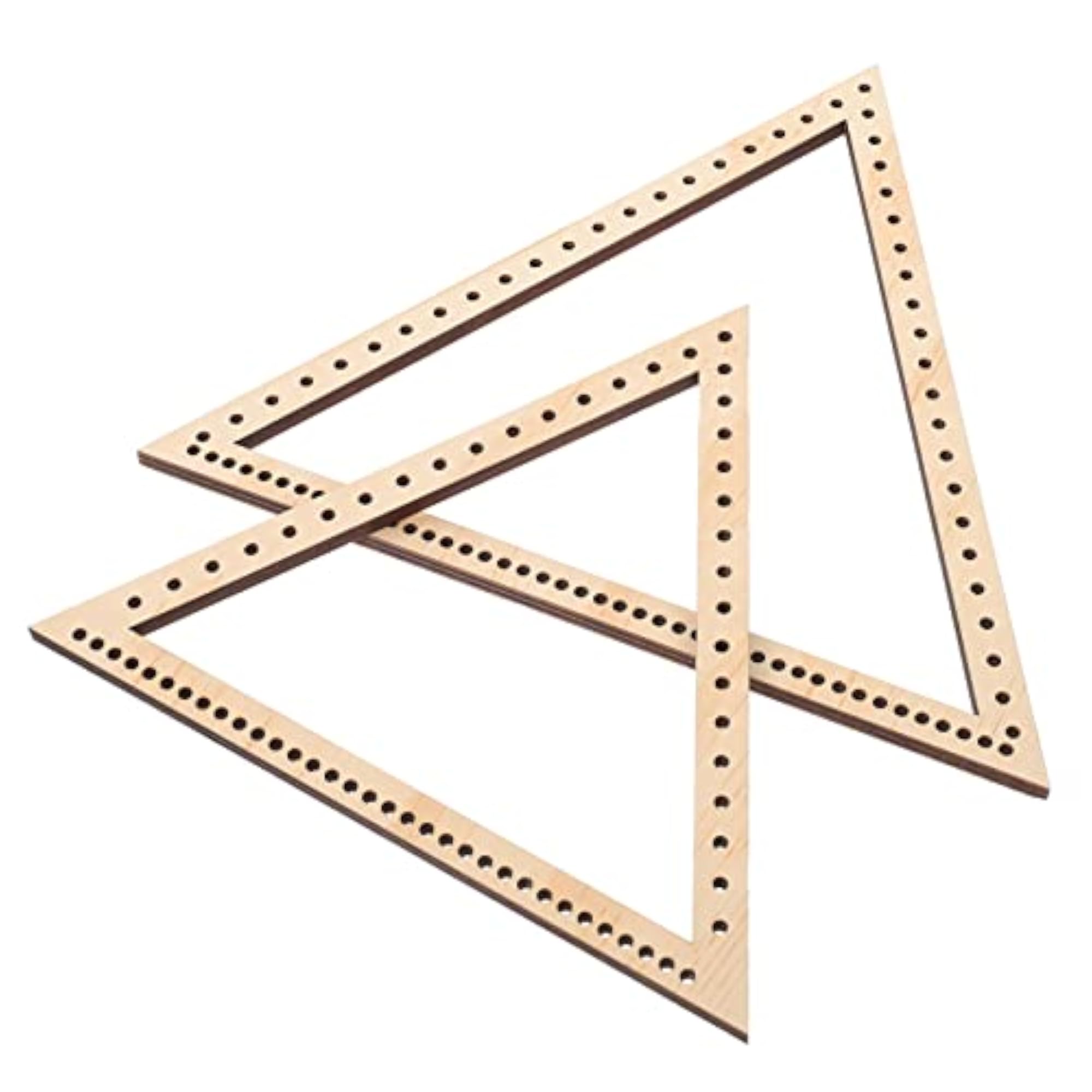 2pcs Handmade Tapestry Weaving Tool DIY Triangle Knitting Frames