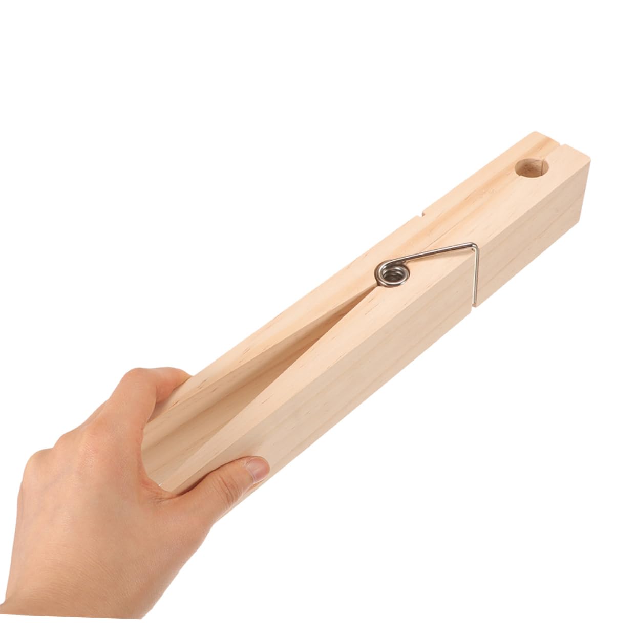 2pezzi Molletta in Legno Per Asciugamani Grande Molletta Per Stendere i Panni Per Vestiti in Legno Per Bagni e Lavanderie Resistente e Duraturo