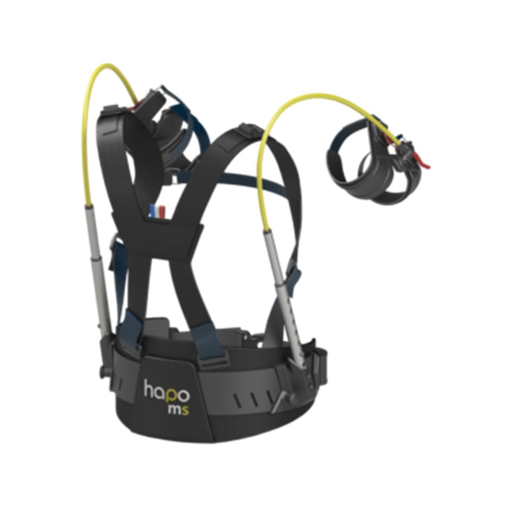 BENZA Arnés HAPO-MS - Exoesqueleto para Aliviar Tensión - Solución para Trabajos con Posturas Riesgosas - Ligero y Cómodo - Ideal para Diversos Sectores - Apto para Ambos Géneros