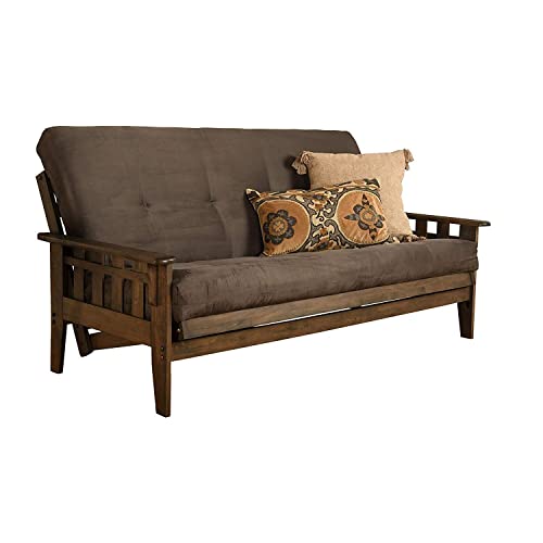 Kodiakfurnituretucsonfullsizefutonsetinrusticwalnutfinishsuedegray Urban Country Home Decor Kodiak furniture tucson full size futon set in rustic walnut finish suede gray urban country home decor