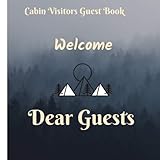  Cabin Guest Book Log Visitors Journal Vacation Home Register Rustic Wood/Short Term Holiday Airbnb Rental Lake House Sign in Name Date Record favorite ... Beach Forest Mountain Lake Home color content