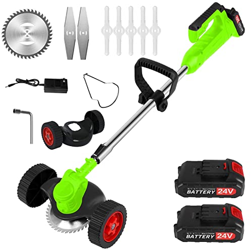 Cordless Grass Trimmer Weed Wacker, 3-in-1 Weed Eater String Trimmer ...