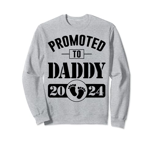 Father's Day First Time Dad Soon To Be Daddy est 2024 Sudadera