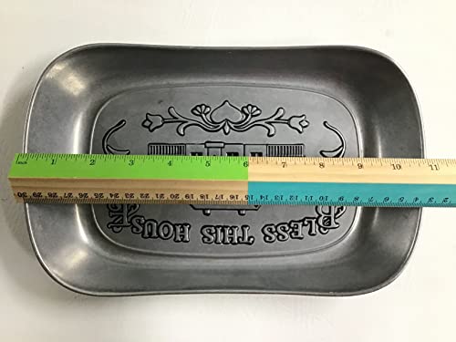 Wilton Armetale Bless This House Large Bread Tray - Matte Finish #TOP24