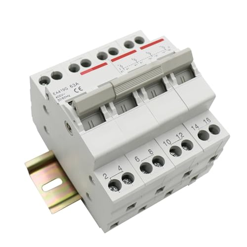 Disjoncteur MTS 4P 40A inverseur de source manuel pour rail DIN - 3