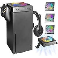 Ventilador para Xbox Series X Cooling fan con luz LED Sistema de