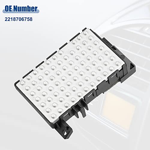 Image of ACROPIX HVAC Blower Motor Resistor Heater Fit for Mercedes-Benz - Pack of 1 Black