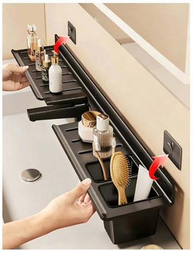 Étagère murale en U pour ranger la salle de bain et la cuisine au-dessus du robinet d'eau