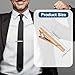 PATIKIL Tie Clip for Men, Necktie Bar Pinch Clips with Gift Box for Regular Ties Wedding Business Valentine's Day Father's Day Anniversary Birthday, Rose Gold