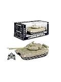 The Pampam Remote Control Tank Battle Toy, Military Tank Model with RC Controller, Desert Camouflage