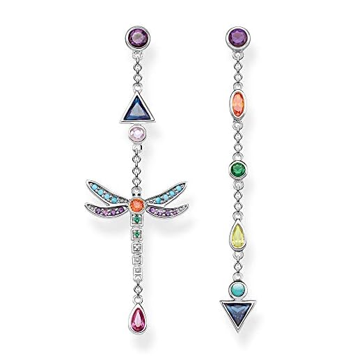 Thomas Sabo Damörhängen 925 silver glassten 32005911, En Storlek, Glas, Spinell,
