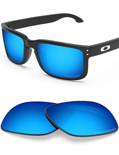 Image of BLAZERBUCK Anti-salt Replacement Lenses for Oakley Holbrook OO9102 Sunglasses, Anti-Scratch, Impact Resistant & Fit Perfectly