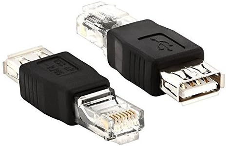 USB to Ethernet Adapter, Maxhood USB to RJ45 Adapter, 2Pack USB 2.0 Female to Lan RJ45 8P8C Male Crystal Ethernet 10Mb/100Mb Network Adapter