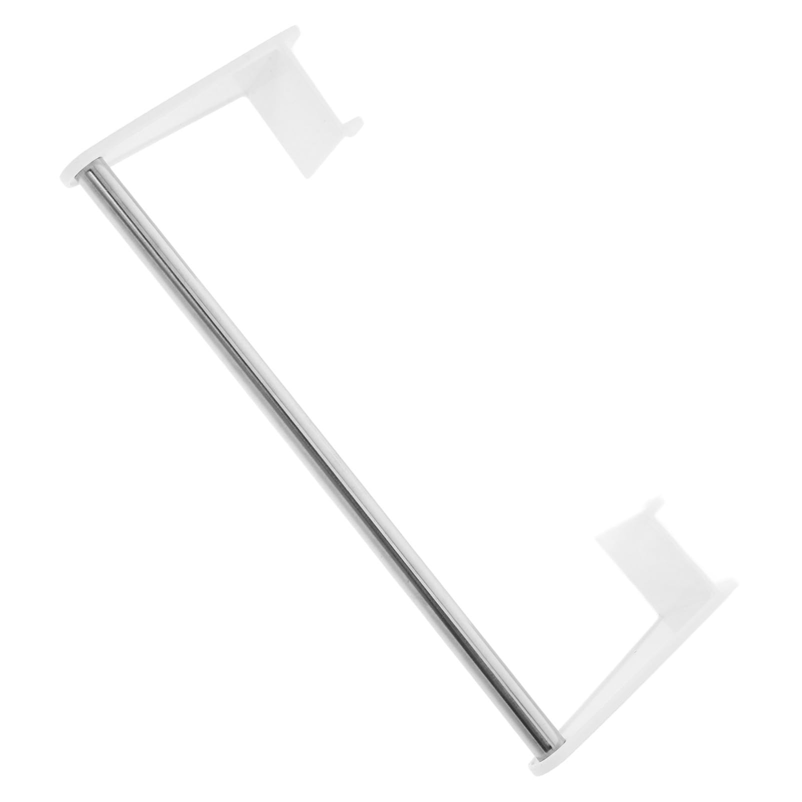 FUNOMOCYA Hanger Kitchen Towel Rack Toilet Paper Holder Pegboard Paper Towel Holder Peg Board Accessories for Craft Room Pegboard Shelf Hooks Towel Hook Towel Bin White Stainless Steel