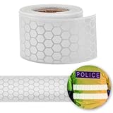 AHANDMAKER 2 Zoll X 10.9 Yards Hochsichtbares Reflektierendes Wärmeübertragungs Vinylband Zum Aufbügeln Für Kleidung In Silber Silbernes Reflektierendes Stoff Kleidungsband Für Selbstgemachte