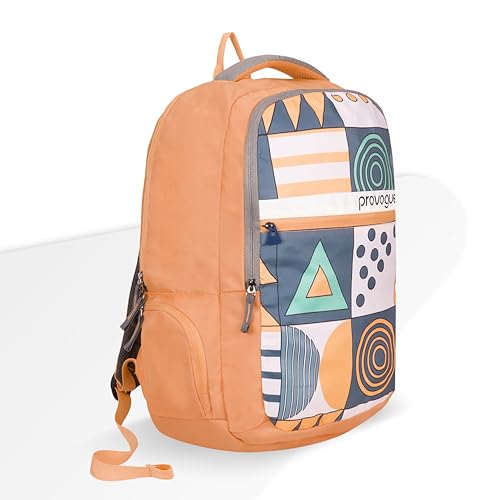 Image of Provogue Blaze Laptop Backpack 35L with 2 spacious compartments and Rain Cover - School Bag for Girls | Girls School Bag, College Backpack for Women and Men with Laptop compartment