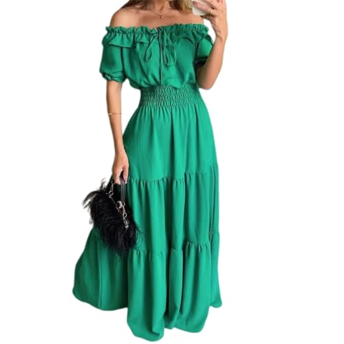 Robe longue femme 2026 légère à volants pour sublimer toutes les morphologies