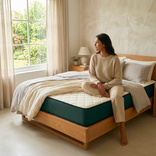 DREAMZEE Vilasa™ 100% Full Natural Latex Mattress | Medium Comfor...
