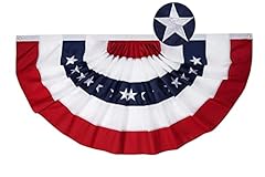 American Pleated Fan Flag 5X10 Feet